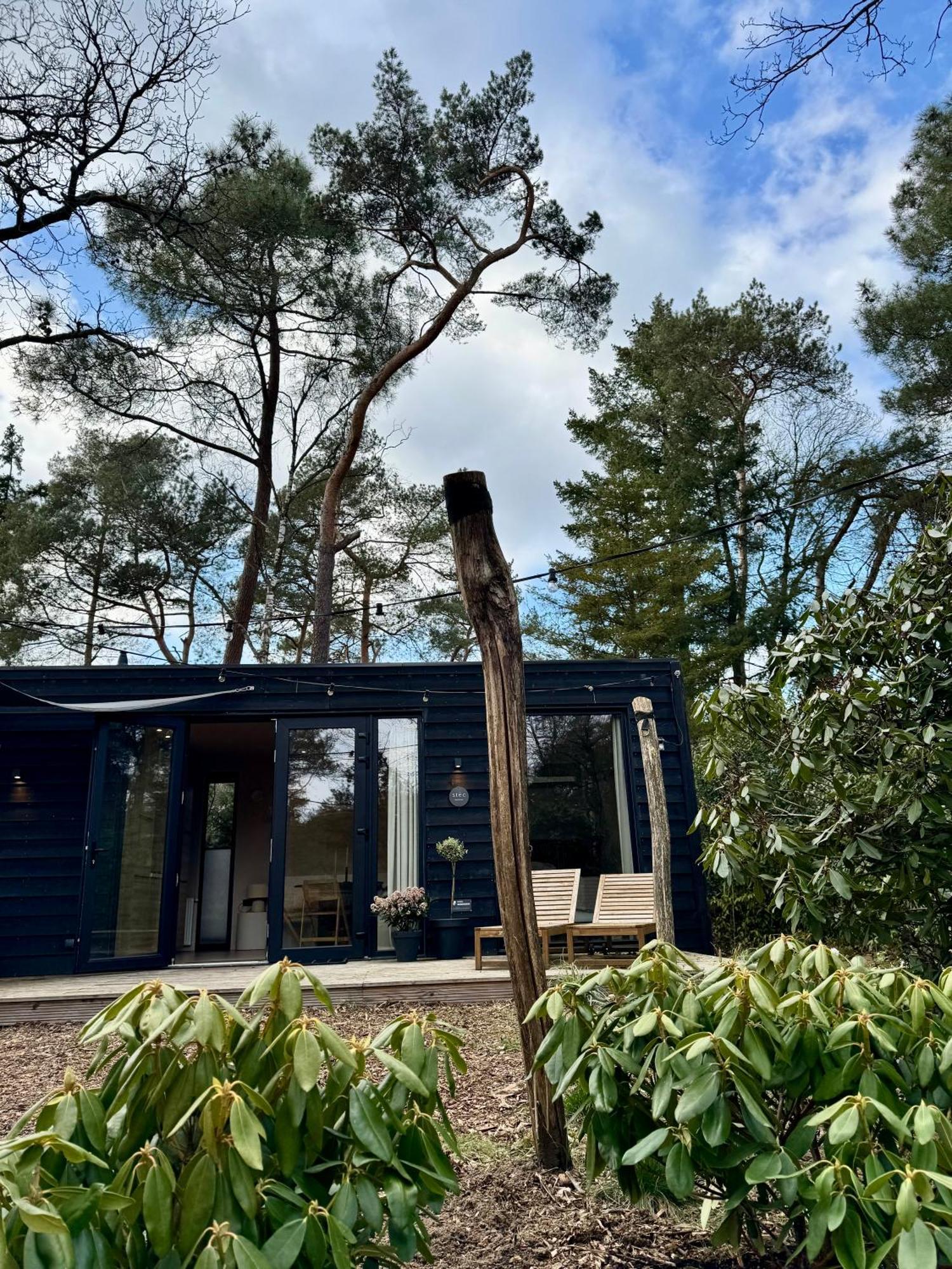 Luxe Tiny House Stec Midden Op De Veluwe In Nunspeet Villa Exterior photo